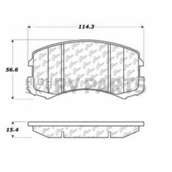 Stop Tech/ Power Slot Brake Pad - 300.09040