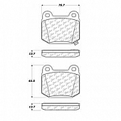 Stop Tech/ Power Slot Brake Pad - 104.09610
