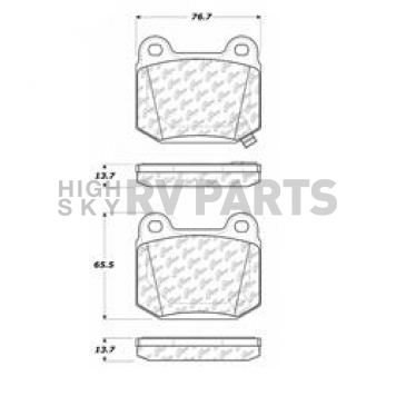 Stop Tech/ Power Slot Brake Pad - 104.09610