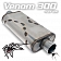 Black Widow Exhaust Venom 300-Series Muffler - BW005-C