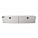 Dee Zee Tool Box Side Mount White Textured Powder Coated Aluminum 16 Cubic Feet - DZ71WH