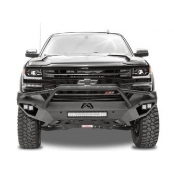 Fab Fours Bumper Vengeance 1-Piece Design Steel Black - CS19-D4052-1