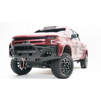 Fab Fours Bumper Vengeance 1-Piece Design Steel Black - CS19-X4052-1