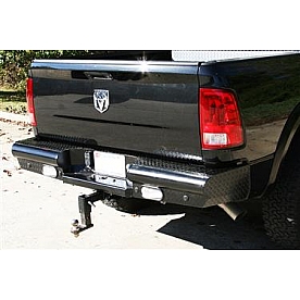 Fab Fours Bumper 1-Piece Design Steel Black - DR03-T1050-1