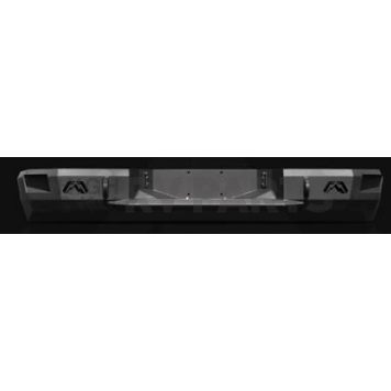 Fab Fours Bumper Premium 1-Piece Design Steel Black - DR03-W1050-1