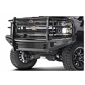 Fab Fours Bumper 1-Piece Design Steel Black - DR09-K2460-1