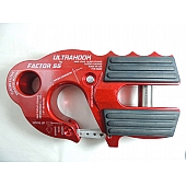 Factor 55 Winch Clevis Hook - Aluminum Red 3/8 Inch - 0025001