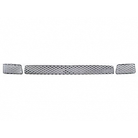 Street Scene Bumper Grille Insert Mesh Black Chrome Black Steel - 95076149