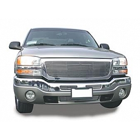 T-Rex Truck Products Grille Insert - Horizontal Bar Rectangular Polished Aluminum - 20200