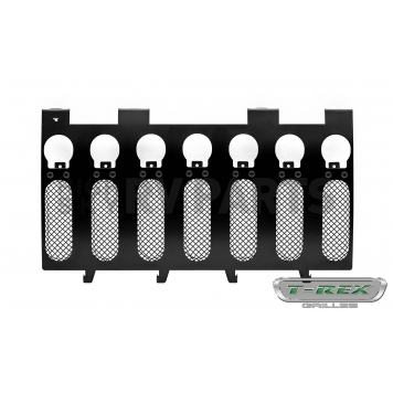 T-Rex Truck Products Grille Insert - Wire Mesh Rectangular Black Powder Coated Mild Steel - 6314841BR