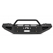 Fab Fours Bumper Red Steel 1-Piece Design Steel Black - DR03-RS1062-1