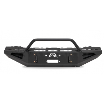 Fab Fours Bumper Red Steel 1-Piece Design Steel Black - DR03-RS1062-1