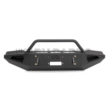 Fab Fours Bumper Red Steel 1-Piece Design Steel Black - DR06-RS1162-1