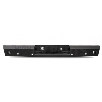 Fab Fours Bumper Red Steel 1-Piece Design Steel Black - DR06-RT1050-1
