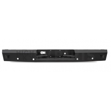 Fab Fours Bumper Red Steel 1-Piece Design Steel Black - DR10-RT2950-1