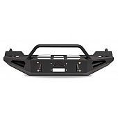 Fab Fours Bumper Red Steel 1-Piece Design Steel Black - DR13-RS2462-1
