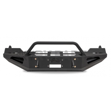 Fab Fours Bumper Red Steel 1-Piece Design Steel Black - DR13-RS2462-1