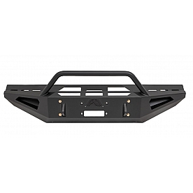 Fab Fours Bumper Red Steel 1-Piece Design Steel Black - DR94-RS1562-1