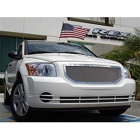 T-Rex Truck Products Grille Insert - Mesh Rectangular Polished Stainless Steel - 54477