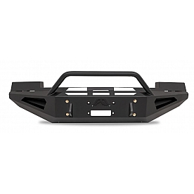 Fab Fours Bumper Red Steel 1-Piece Design Steel Black - FS05-RS1262-1