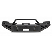 Fab Fours Bumper Red Steel 1-Piece Design Steel Black - CS07-RS2062-1