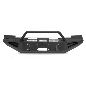 Fab Fours Bumper Red Steel 1-Piece Design Steel Black - CS07-RS2062-1