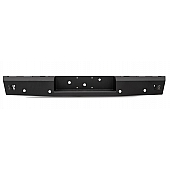 Fab Fours Bumper Red Steel 1-Piece Design Steel Black - CS07-RT1850-1