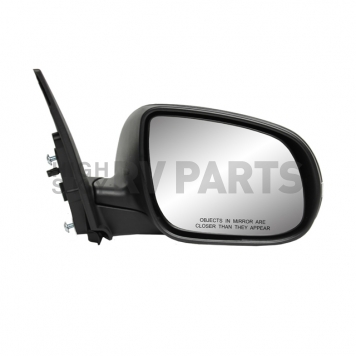 K-Source Exterior Mirror Electric Rectangular Black Single - 75567K