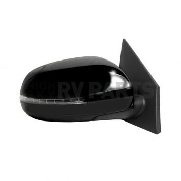 K-Source Exterior Mirror Electric Rectangular Black Single - 75567K-1