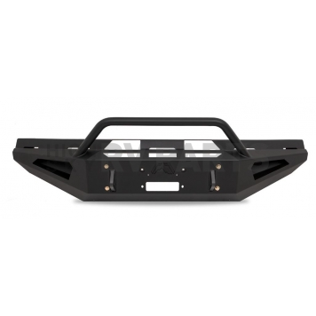 Fab Fours Bumper Red Steel 1-Piece Design Steel Black - FS08-RS1962-1