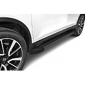 Romik USA Running Board Black Anodized Aluminum Stationary - 29031419