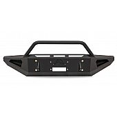 Fab Fours Bumper Red Steel 1-Piece Design Steel Black - FS17-RS4162-1
