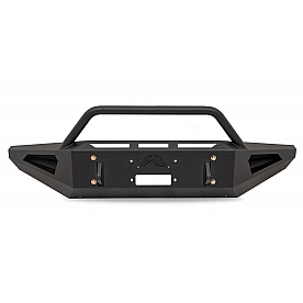 Fab Fours Bumper Red Steel 1-Piece Design Steel Black - FS17-RS4162-1