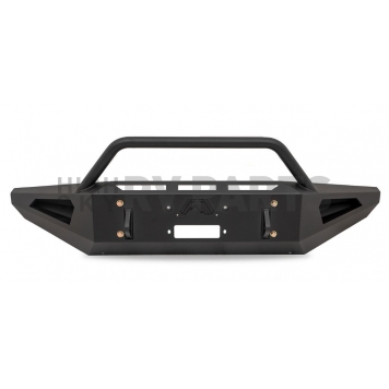 Fab Fours Bumper Red Steel 1-Piece Design Steel Black - FS17-RS4162-1