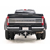 Fab Fours Bumper Red Steel 1-Piece Design Steel Black - FS17-RT4150-1