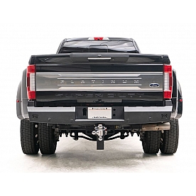 Fab Fours Bumper Red Steel 1-Piece Design Steel Black - FS17-RT4150-1
