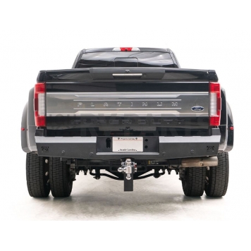 Fab Fours Bumper Red Steel 1-Piece Design Steel Black - FS17-RT4150-1