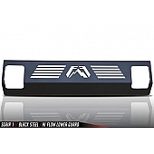 Fab Fours Bumper Cover Plain Steel Black - SGAIR-1