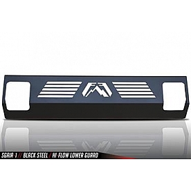 Fab Fours Bumper Cover Plain Steel Black - SGAIR-1