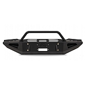 Fab Fours Bumper Red Steel 1-Piece Design Steel Black - TT07-RS1862-1