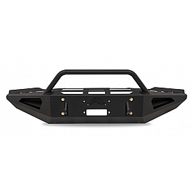 Fab Fours Bumper Red Steel 1-Piece Design Steel Black - TT07-RS1862-1