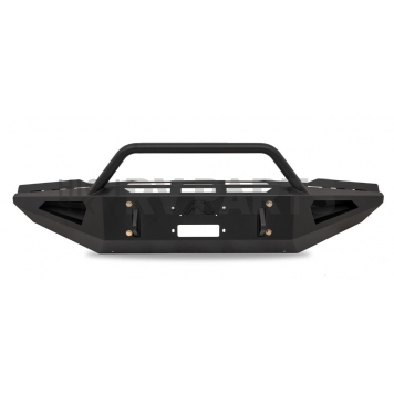 Fab Fours Bumper Red Steel 1-Piece Design Steel Black - TT07-RS1862-1