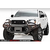 Fab Fours Bumper Premium 1-Piece Design Steel Black - TT05-B1552-1