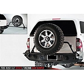 Fab Fours Bumper Premium 1-Piece Design Steel Black - TT05-Y1351-1