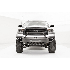 Fab Fours Bumper Vengeance 1-Piece Design Steel Black - TT07-D4452-1