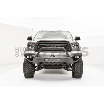 Fab Fours Bumper Vengeance 1-Piece Design Steel Black - TT07-D4452-1