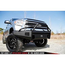 Fab Fours Bumper Premium 1-Piece Design Steel Black - TT07-R1862-1