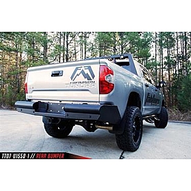 Fab Fours Bumper Premium 1-Piece Design Steel Black - TT07-U1550-1