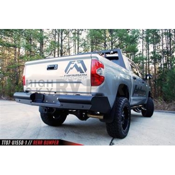 Fab Fours Bumper Premium 1-Piece Design Steel Black - TT07-U1550-1