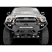 Fab Fours Bumper Vengeance 1-Piece Design Steel Black - TT12-D1652-1